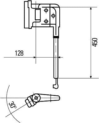 8HG 503 009-082 HELLA MOUNTING ARM # HELLA 8HG 503 009-082